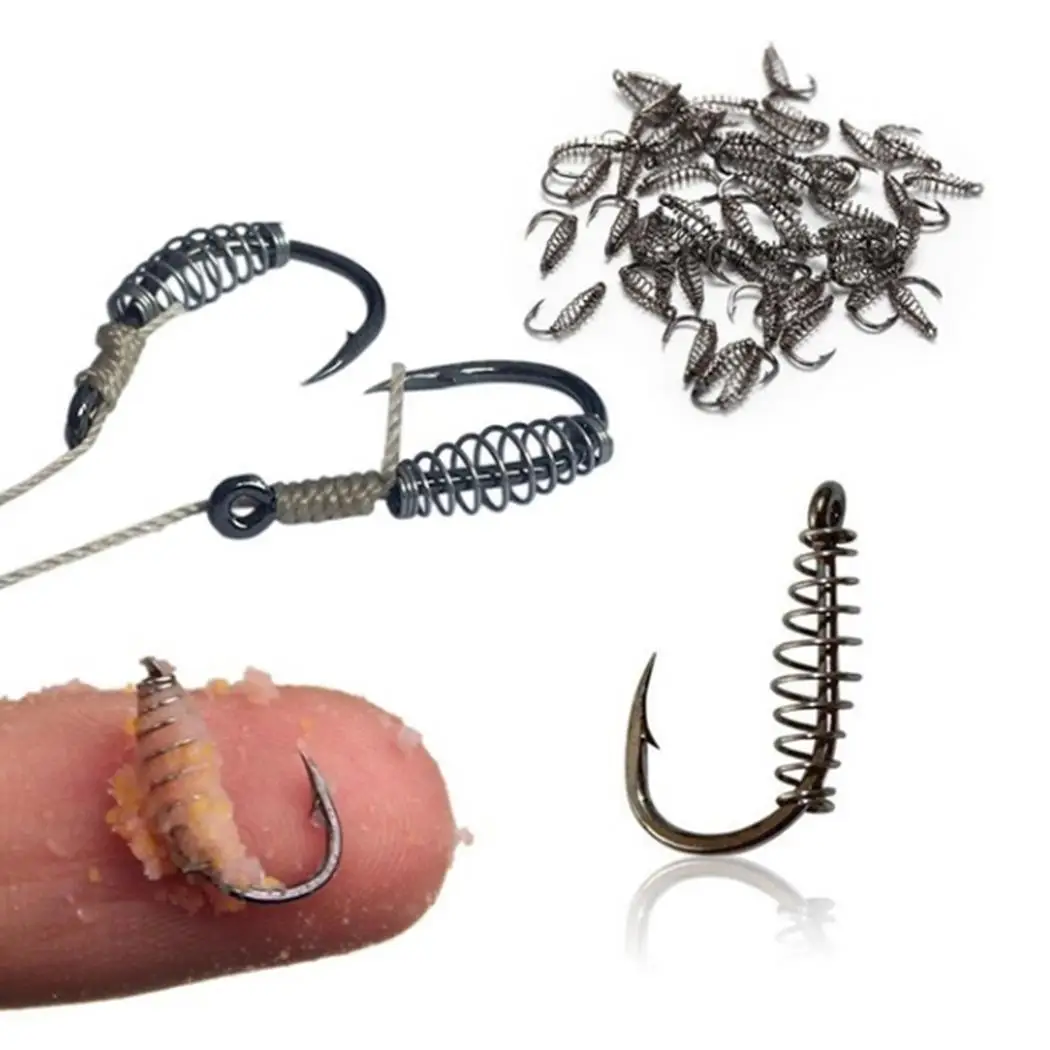 10pcs/lot High Carbon Steel Spring Hook Barbed Swivel Carp Jig Fly Fishing Hooks With Hole For Fishing Tackle Accessories jig 10pcs/lot High Carbon Steel Spring Hook Barbed Swivel Carp Jig Fly Fishing Hooks With Hole For Fishing Tackle Accessories jig