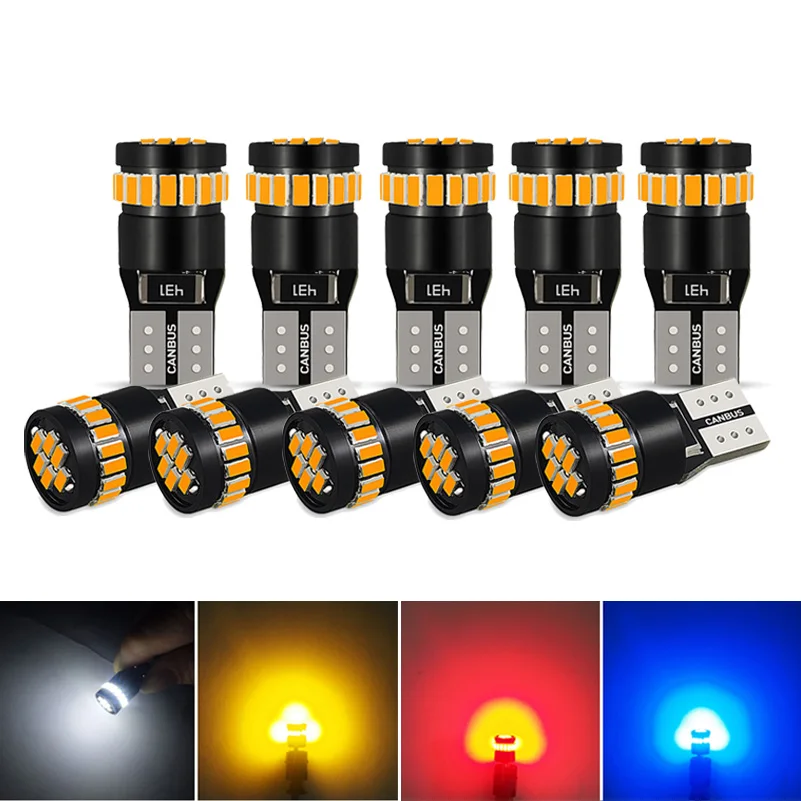 led canbus rgb t10 lights