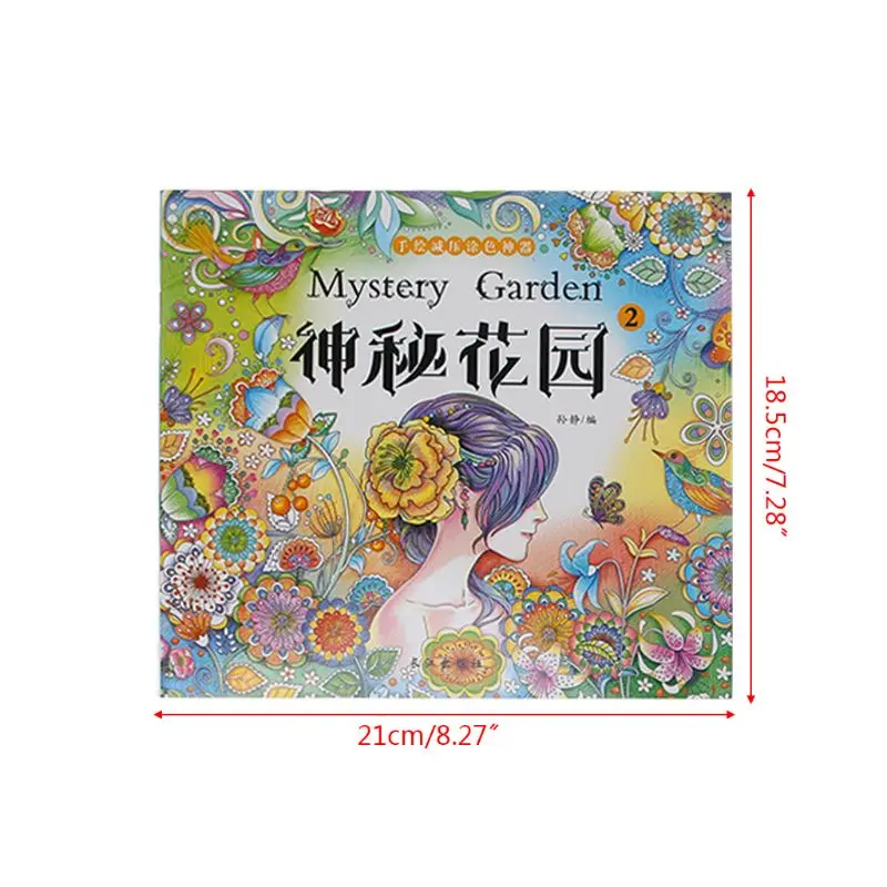 8Pcs/Set Mysterious Garden Hand-painted Decompression Coloring Book Student Children Painting Graffiti Drawing Books 8Pcs/Set Mysterious Garden Hand-painted Decompression Coloring Book Student Children Painting Graffiti Drawing Books