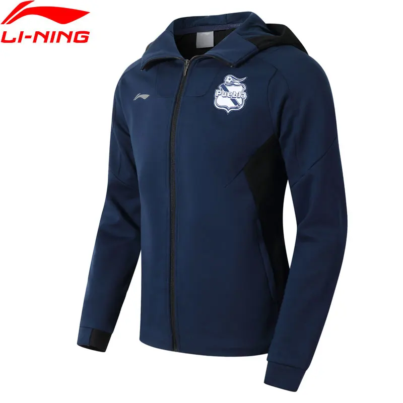 Li Ning Men Puebla Club Hoodie Full zip Hooded Warm Jacket Regular Fit  LiNing li ning Comfort Sport Tops Hoodies AWDN839 MWW1589|Áo len dài tay  tập thể dục| - AliExpress