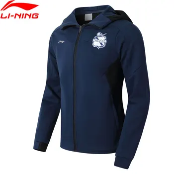 

Li-Ning Men Puebla Club Hoodie Full-zip Hooded Warm Jacket Regular Fit LiNing li ning Comfort Sport Tops Hoodies AWDN839 MWW1589