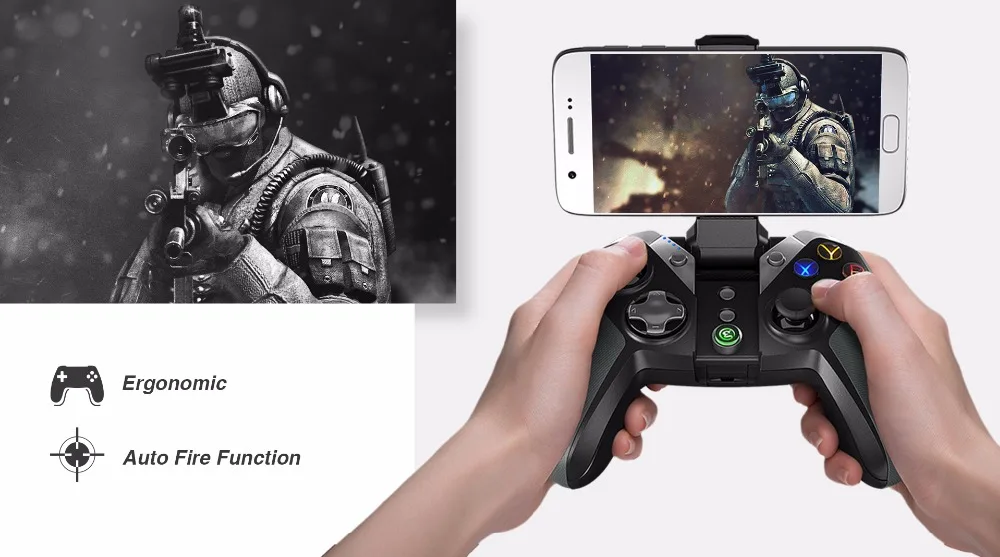 GameSir G4s Android геймпад для смартфона Bluetooth 4,0 для PS3 Android tv BOX 2,4 ГГц беспроводной контроллер для ПК VR игры