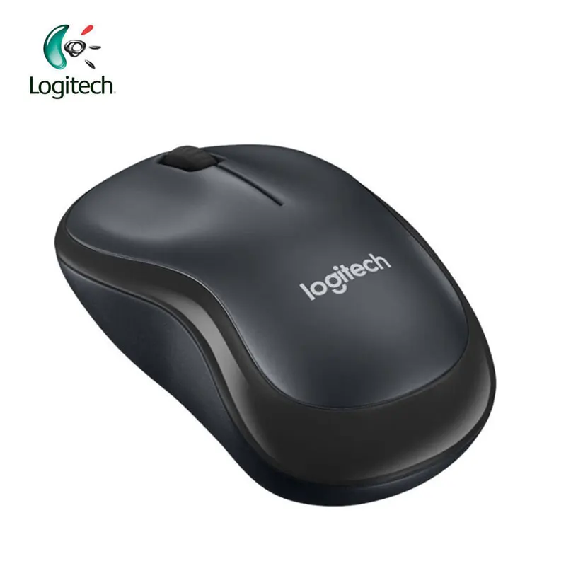 Logitech M220 Беспроводной игровой Мышь с Батарея 91 г Вес оптический, эргономический ПК Мышь для Mac OS/поддержка окна офиса Тесты - Цвет: Черный