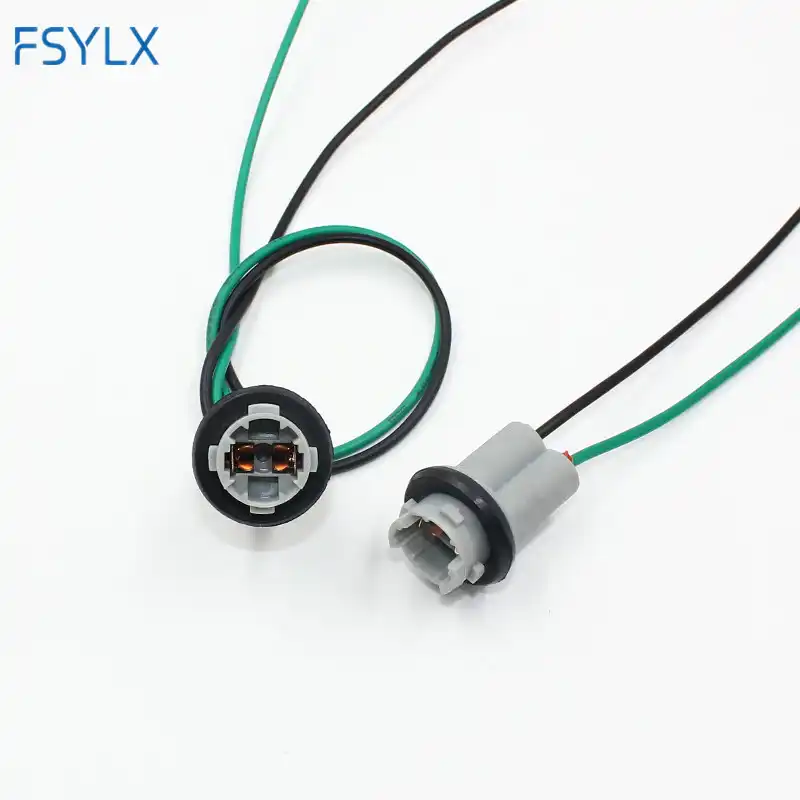 FSYLX 2 шт. T10 держатель гнезда W5W 168 194 t15 автомобильный светильник для грузовика, инструмент светодиодный адаптер для лампы 30 см кабель - изображение