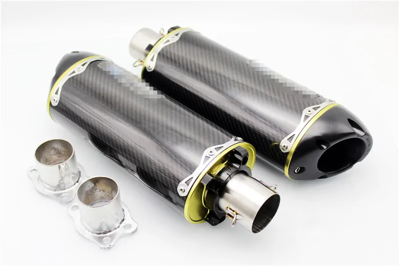 Motorcycle Carbon Fiber Exhaust Pipe tail Inlet For KAWASAKI ZX 10R