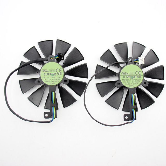 T129215SH FDC10U12S9-C 4Pin RTX 2060 2070 2080 GPU Card Cooler Fans For ASUS GeForce RTX2080 RTX2060  GAMING Card Fan