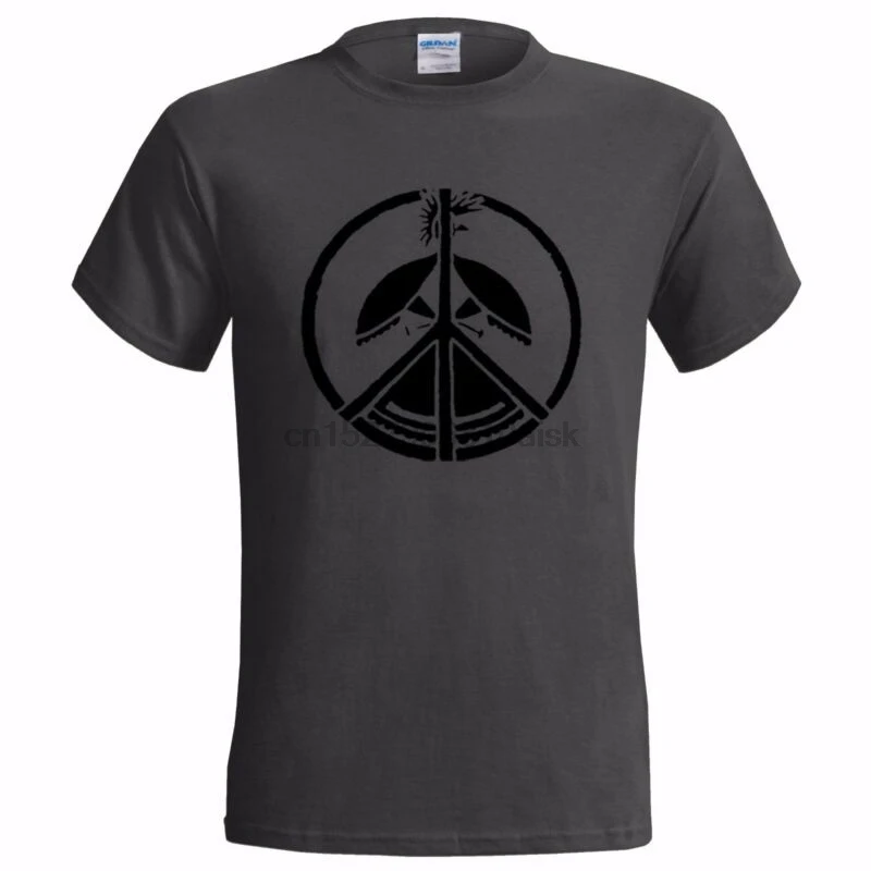 

FLUX INDIAN LOGO MENS T SHIRT PEACE NATIVE ANARCHY PUNK AMERICAN PINK INDIANS