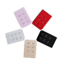 5 шт./лот Для женщин женские полезные 2 крючка бюстгальтер крючки на бюстгалтер для регулировки размера белья удлинение бюстгальтер Аксессуары для нижнего белья 6 цветов