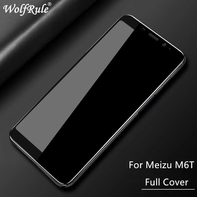 Закаленное стекло Wolfrule с полным покрытием для Meizu M6T защита экрана 9H твердое