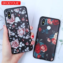 מקרה עבור שיאו mi mi A2 לייט מקרה עבור שיאו mi 8 אדום mi 6 פרו אדום mi 4X 4A הערה 4X אדום mi 5 בתוספת הערה 5A פרו 3D הקלה רך TPU פרחוני(China)