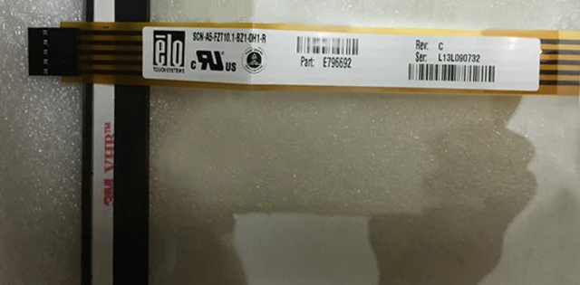 E 796692 SCN-A5-FZT10.1-BZ1-0H1-R 터치스크린 유리 디지타이저 패널