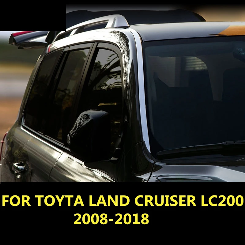 Для TOYTA LAND CRUISER LC200 2008-2018 нержавеющая сталь переднее лобовое стекло оконная стойка