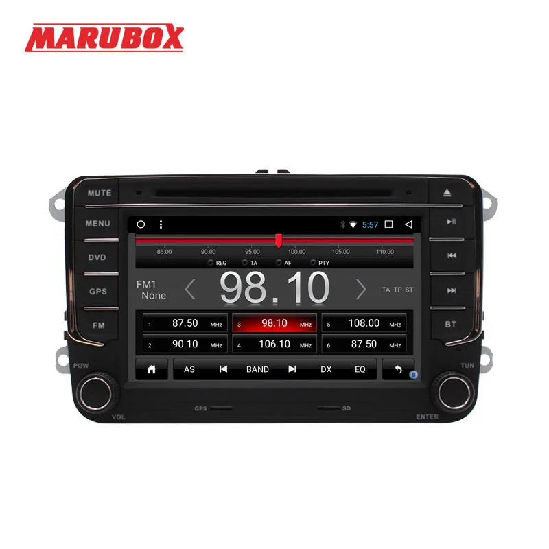 Perfect MARUBOX 2 Din Android 7.1 2GB RAM For Volkswagen Polo 5 Passat VW Golf 6 Skoda Touran Jetta Caddy DVD GPS Car Multimedia Player 1