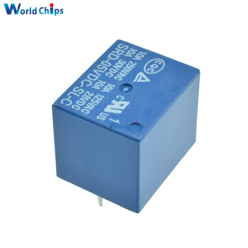 

5Pcs 1 Channel 5V Relay Module Mini DC Coil Power One-Channel Relay SRD-5VDC-SL-C For SCM Home Appliance Control