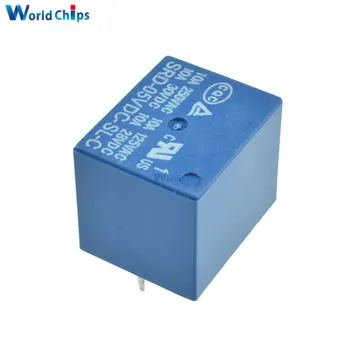 

5Pcs 1 Channel 5V Relay Module Mini DC Coil Power One-Channel Relay SRD-5VDC-SL-C For SCM Home Appliance Control