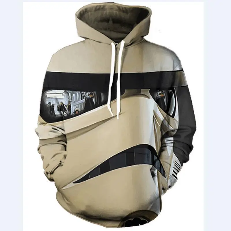 Skup Cloudstyle 3D bluzy mężczyźni przestrzeń robot odkurzacz 3D drukuj bluza harajuku bluza kobiety sweter najlepszy streetwear Plus 5XL