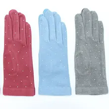 Женские перчатки зимние перчатки толстые теплые Универсальные влагопоглощающие варежки модные индивидуальные вязаные перчатки с сенсорным экраном