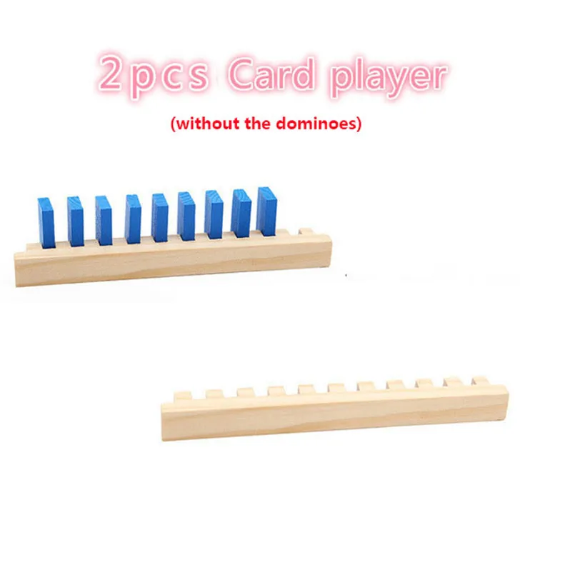 Toy Building Blocks Domino Set Chidlren Wooden Domino Toys