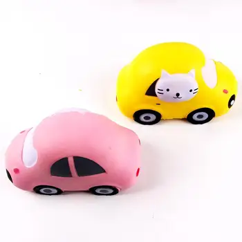 

RCtown Cute Cartoon Car Slow Rising Toys Unique Squishy Vent Toys Kid Toy Gift