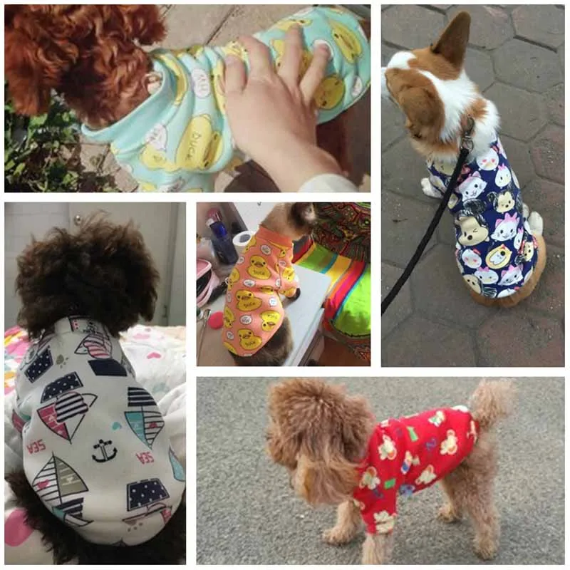 XS S M L XL Dog Clothes Designer Chihuahua Costume Small Dog Cat Coat Hoodie Winter Warm Fleece Pet Puppy Apparel Cheap Dogs Pets Supplies5