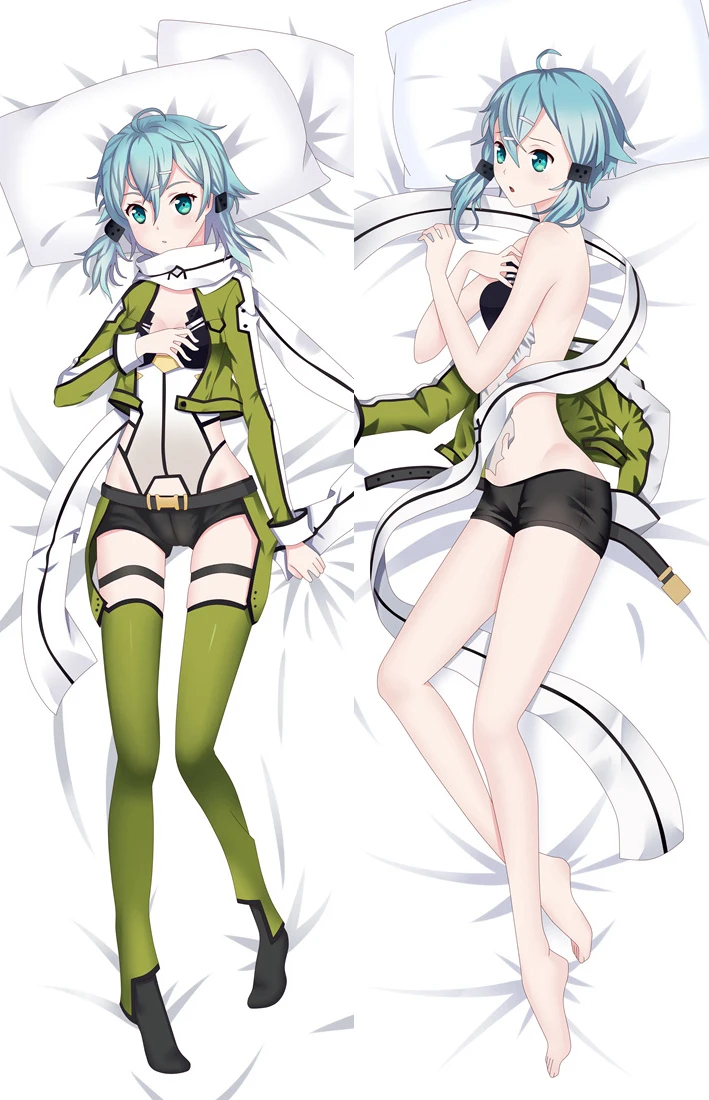 Аниме Dakimakura тело меч искусство онлайн 150x50 см 100x35 см наволочка манга 1