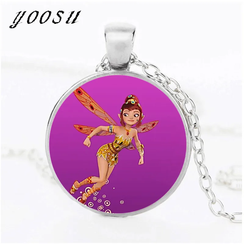 2018 Fashion Mia And My Glass Necklace Hot Time Gem Pendant Ornaments