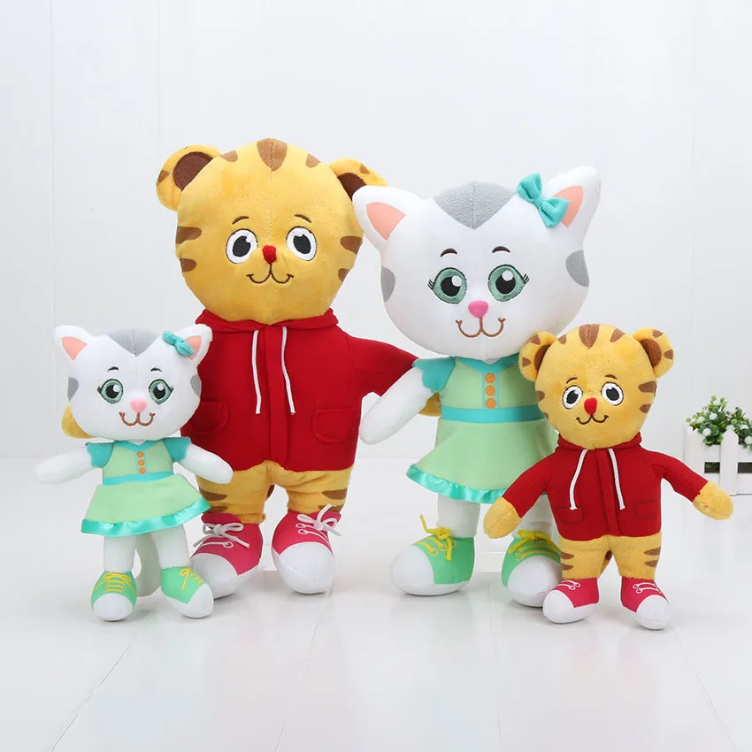 20 см/30 см Даниэль Тигр соседство Катерина кошка друзья плюшевые игрушки чучела