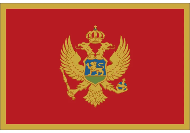 

Montenegro National Flag 90*150cm/60*90cm/30*45cm/15*21cm 3ft*5ft Flag National Day