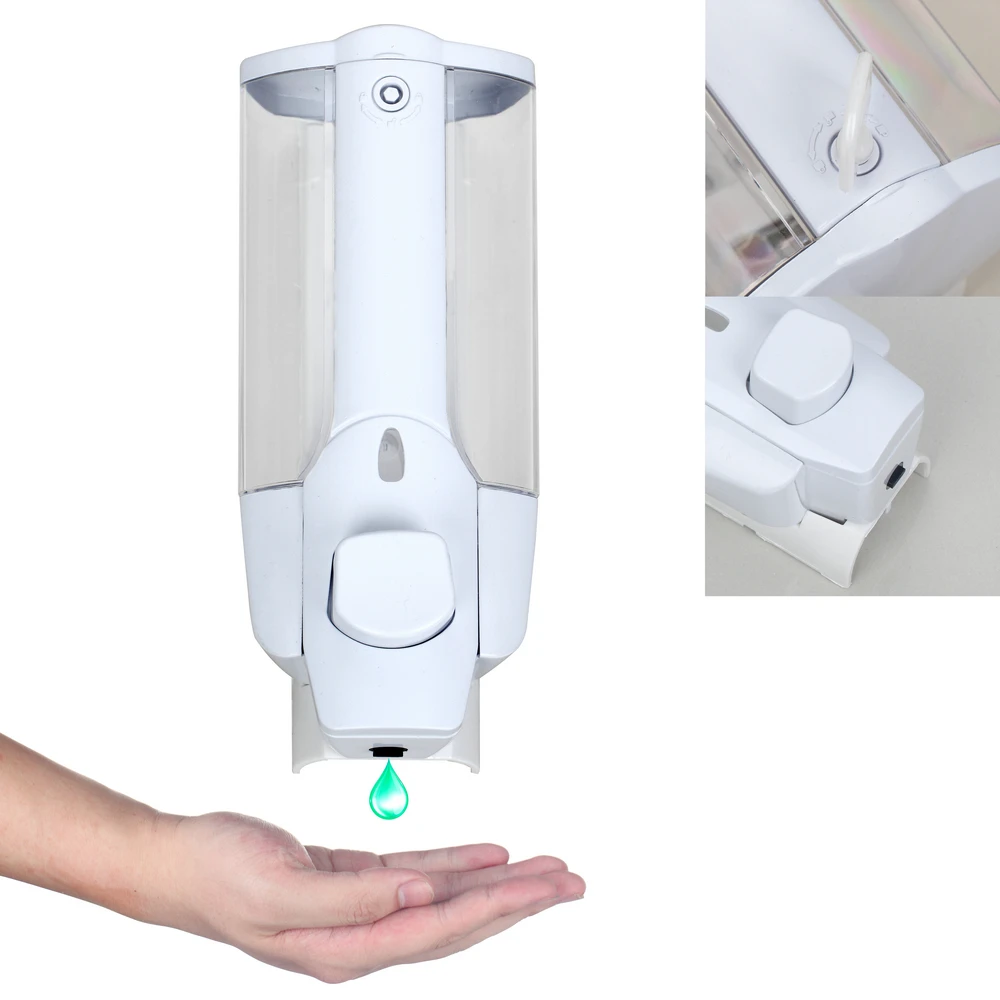 Home-Washroom-350ml-ABS-Wall-Mounted-Soap-Sanitizer-Dispenser-liquid-Soaps-Box-Sanitiz-Bathroom-Shower-Shampoo