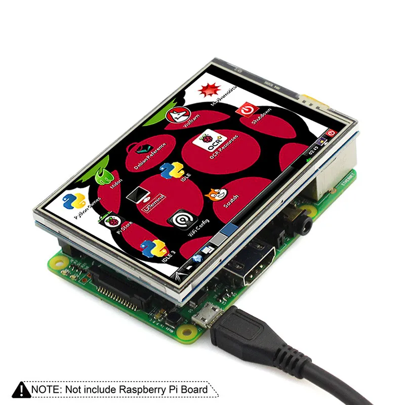 Elecrow 3,5 дюймовый дисплей Raspberry Pi 3 сенсорный экран дисплей 480x320 TFT 3," ЖК-модуль 3,5 дюймов RPI дисплей с сенсорной ручкой