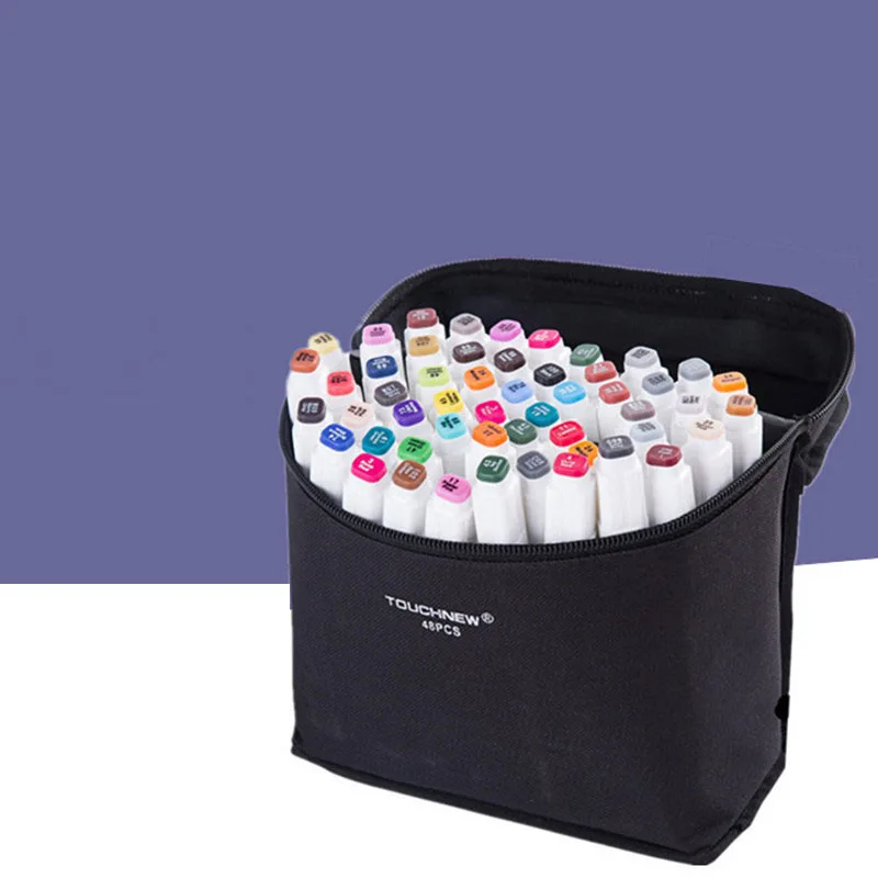 

36 Colors Art Marker Pen Artist Soft Brush Alcohol Based Ink Markers Professional Sketch Painting Art Markers Pen for Students