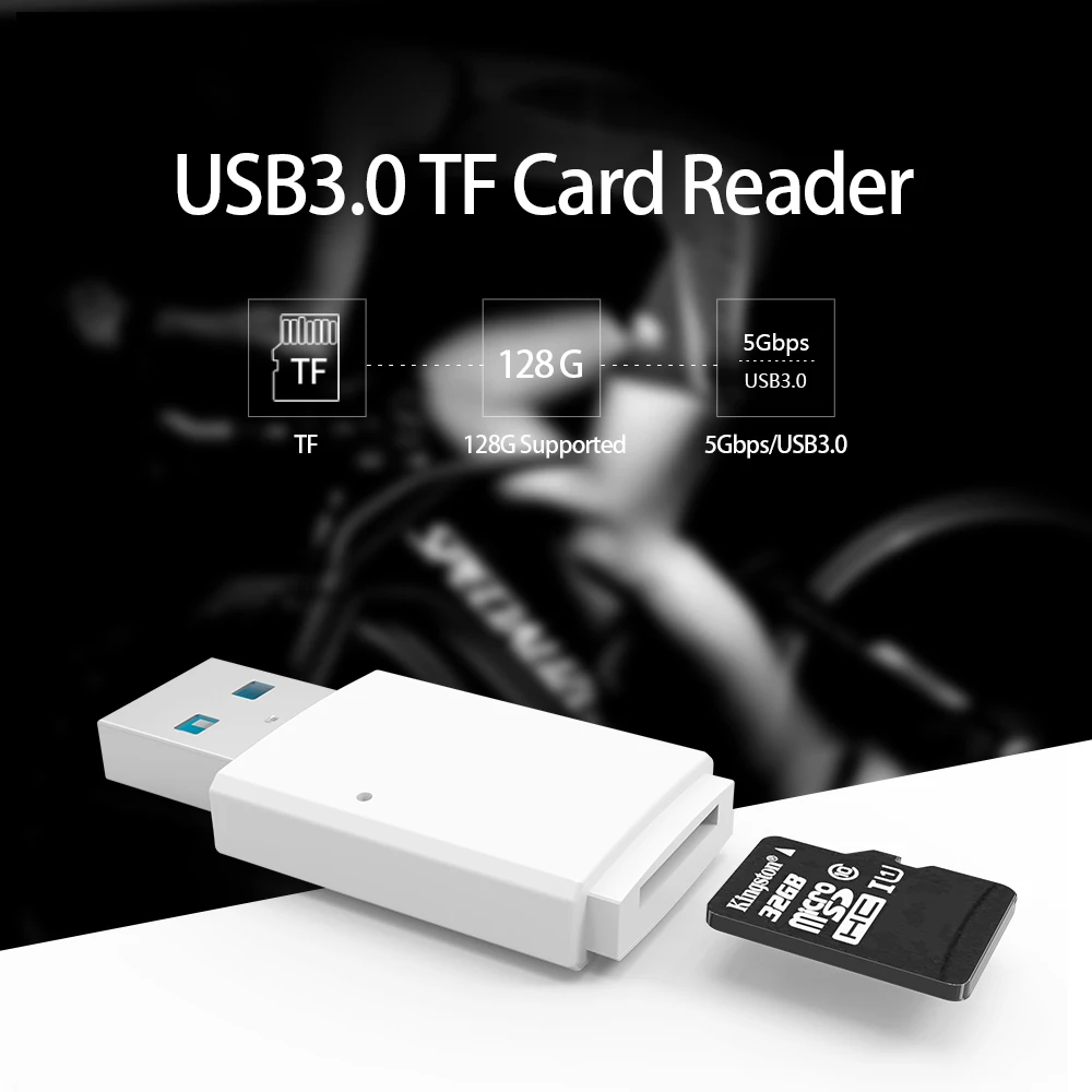2017 один продажи Pen Drive cardreader E. lixz Mini Card Reader мобильный телефон Планшеты ПК USB 3.0 5 Гбит для Micro TF флэш-памяти