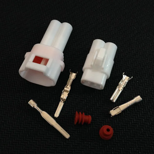 Yazaki 10 sets Kit 2 Pin Way Waterproof Electrical Wire Connector Plug