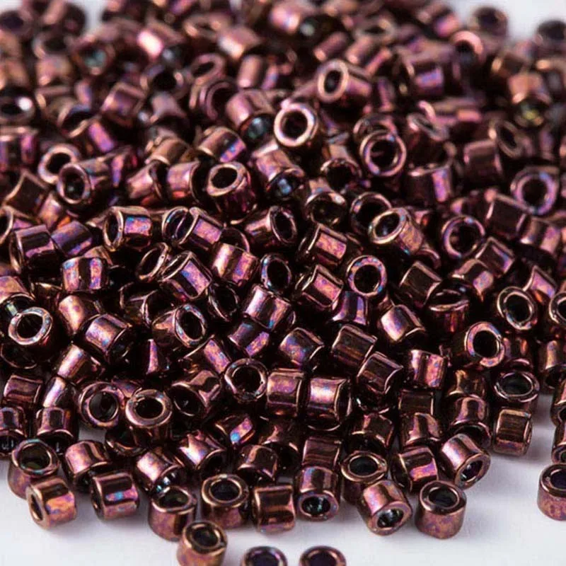 Taidian DB4 фиолетовый Ирис Miyuki Delica Seedbeads для рождественские аксессуары для одежды 1/3 г/лот 1,6x1,3 мм - Цвет: DB12