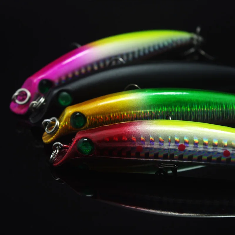 

New high spray painting Pencil Lures with Imported hooks 9 g 9.5 cm Top water Fishing lures