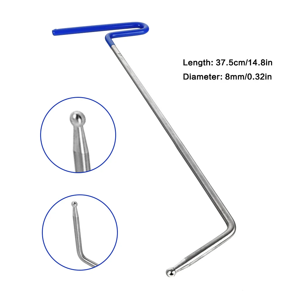 

Paintless Dent Removal Tools PDR Push Rods Hooks PDR Ferramentas (B7)