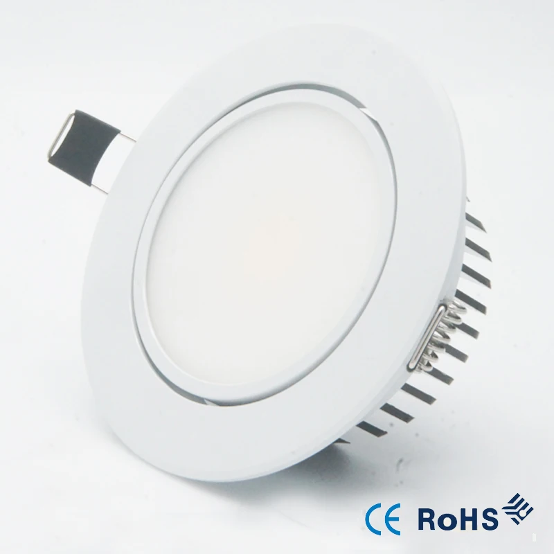 

3W 5W 7W 12w Dimmable Led downlight COB Ceiling Spot Light 110V 220v recessed Lights Indoor Lighting fixture with LED driver