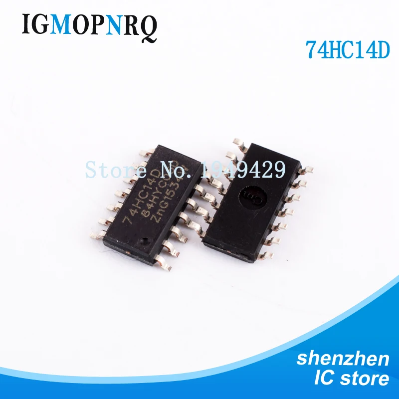10 шт./лот 74HC14D 74HC14 SN74HC14D SOP14 SOP-14 Новый триггерный инвертор Schmitt | Электронные