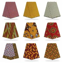 Африканская настоящая Duch настоящая восковая Ткань 6 ярдов настоящий батик в африканском стиле настоящий воск хлопок гхановый воск печать Анкара ткань