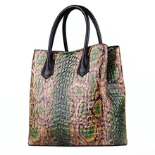 Женские сумки из натуральной кожи для женщин Новая Роскошная сумочка с узором питона брендовая сумка женская дизайнерская сумка