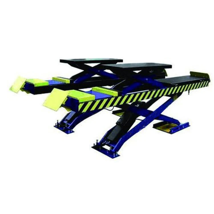 

Economic car maintance scissor lift with second lifting