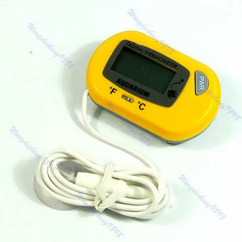 

Digital LCD Aquarium Thermometer Fish Tank Water Yellow