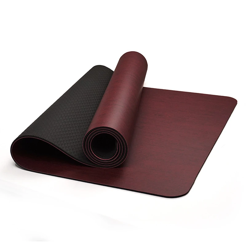 

Wood print yoga mat, fitness mat, thickening, antiskid yoga mat, PU rubber manufacturer customization