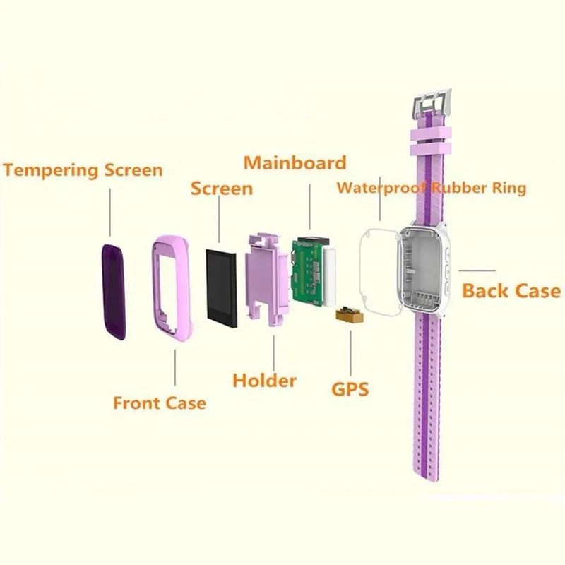 AMTERBEST DS18 Smart Watch Kids Children baby GPS WiFi Locator Tracker SOS Call SMS Waterproof Support SIM Card PK Q50 Q90 Q10