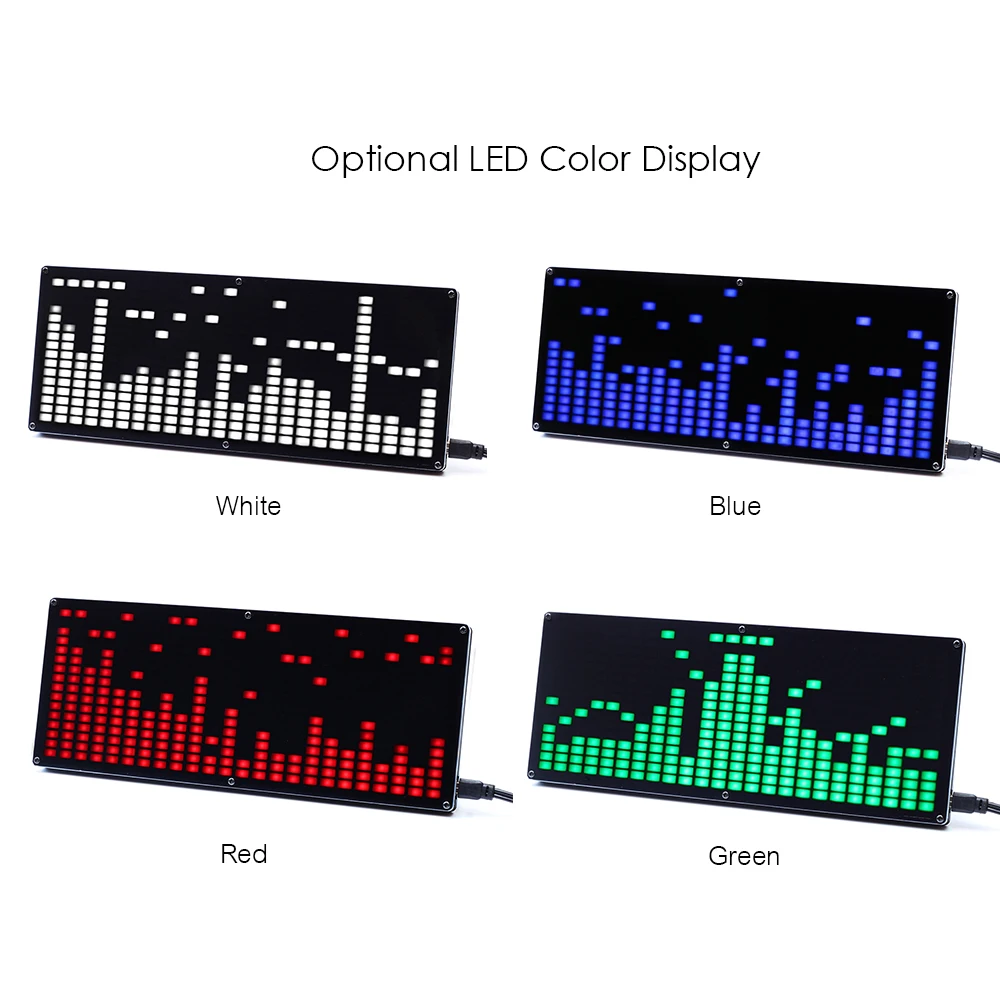 DIY kit Цифровой музыкальный спектр дисплей комплект SCM светодиодный модуль изменение с ритмом музыки компоненты, припаянные самостоятельно