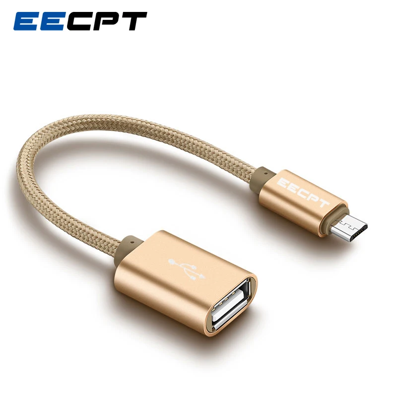 EECPT USB OTG Micro USB к USB адаптер, быстрая зарядка данных зарядное устройство OTG кабель конвертер для смартфонов samsung Xiaomi huawei LG