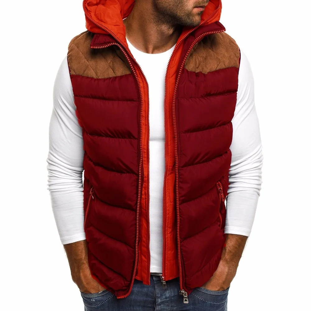 ZOGAA Winter Coat Vests Men Warm Sleeveless Jacket Casual Waistcoat Cotton Vest Hooded Coat Plus Size Duck Down Jacket Men Vest ZOGAA Winter Coat Vests Men Warm Sleeveless Jacket Casual Waistcoat Cotton Vest Hooded Coat Plus Size Duck Down Jacket Men Vest