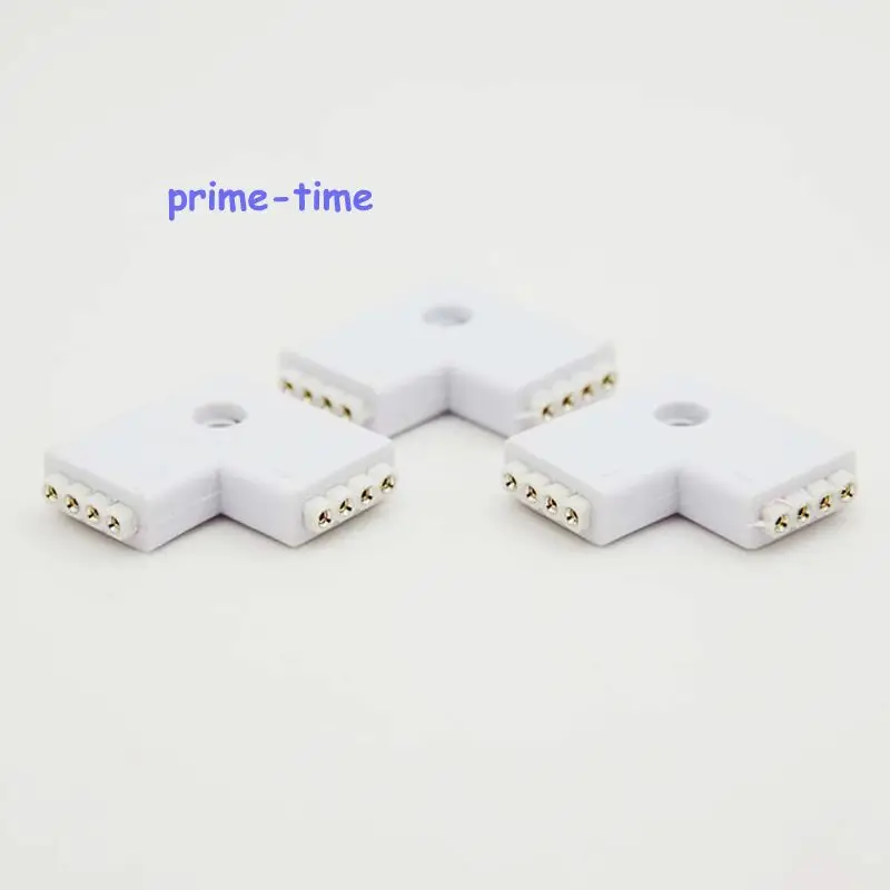 10 шт. 4 контакта для светодиодной ленты 3528 5050 RGB|connector for led|l connectorconnectors strip led |