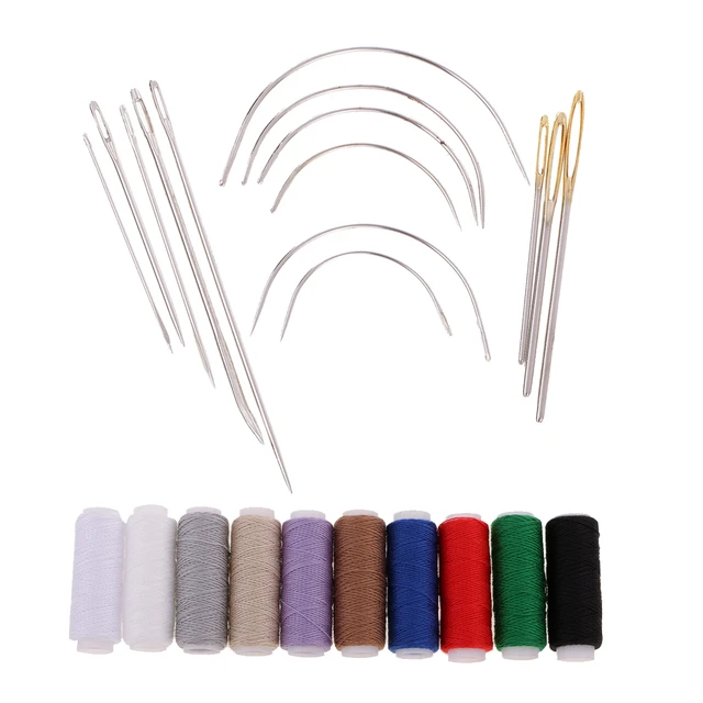 Handy Needle Set with Glover's Carpet Sail Straight Upholstery Sack Curved  Mattress For Leather Craft DIY Sewing Stitching 7PCS
