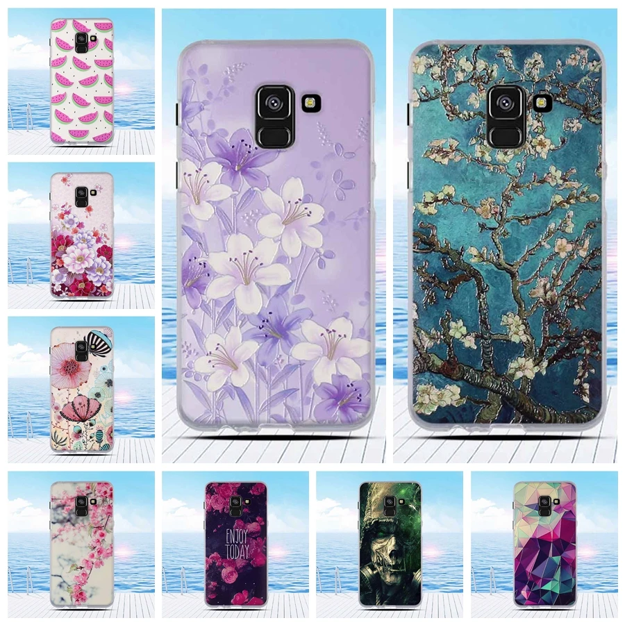 Чехол для Samsung Galaxy A8 2018 чехол A530F силиконовая Мягкая задняя крышка из ТПУ телефона